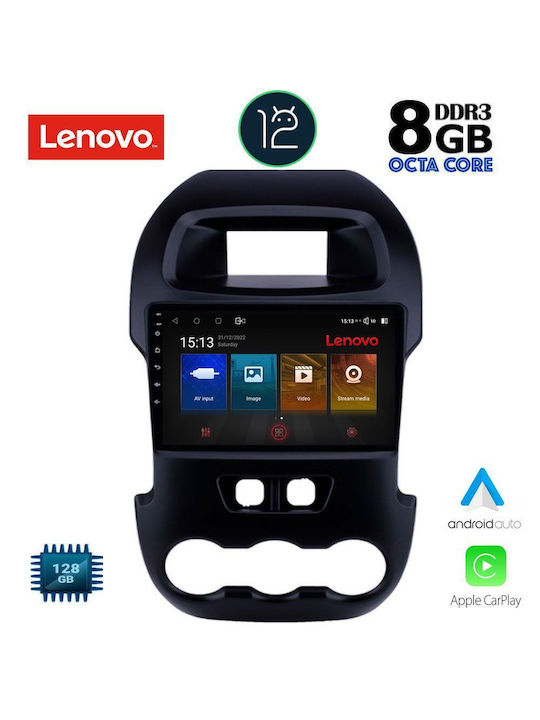 Lenovo Car-Audiosystem für Ford Ranger 2011-2015 (Bluetooth/USB/AUX/WiFi/GPS) mit Touchscreen 9"