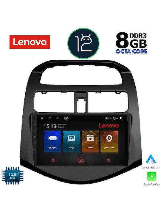 Lenovo Ηχοσύστημα Αυτοκινήτου για Chevrolet Spark (Bluetooth/USB/AUX/WiFi/GPS) με Οθόνη Αφής 9"