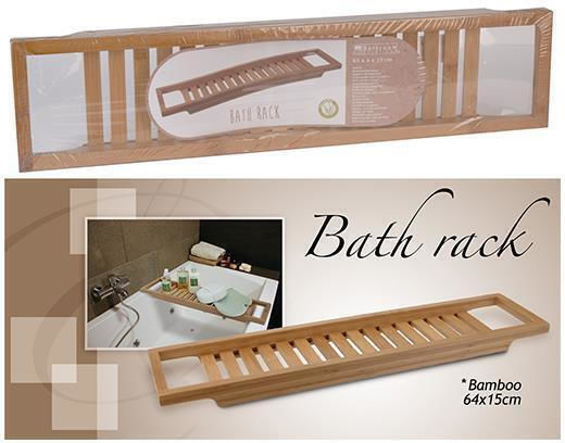 Koopman Ραφιέρα Μπανιέρας Bamboo 65x4x15cm