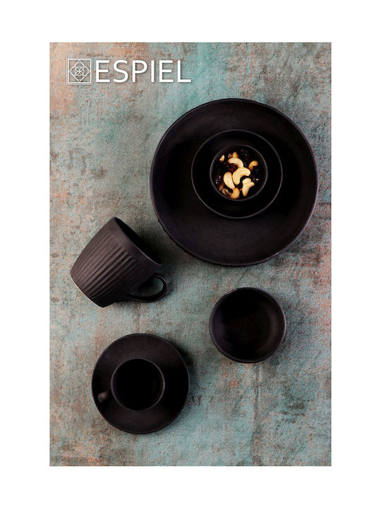 Espiel Gobi Mug from Porcelain Gobi Black Sand 310ml 2pcs
