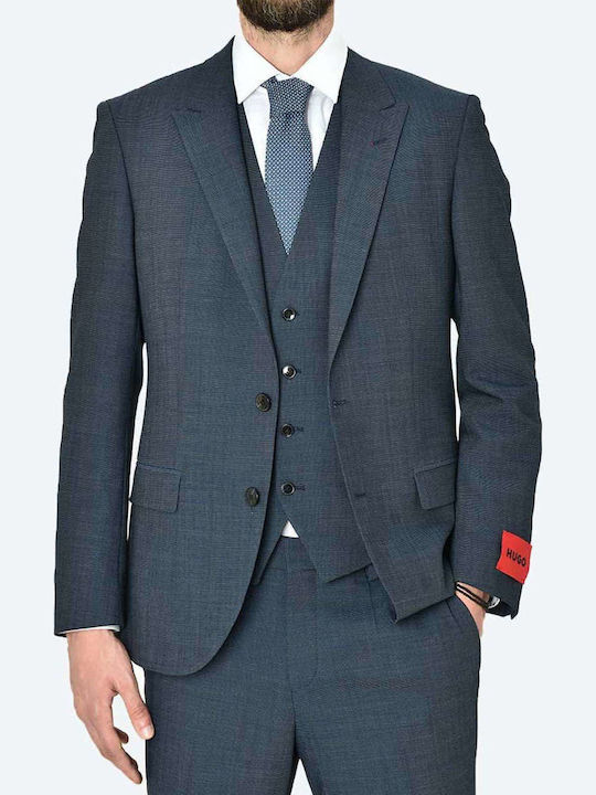 Henry/getlin232v1x Men's Suit with Vest Navy Blue