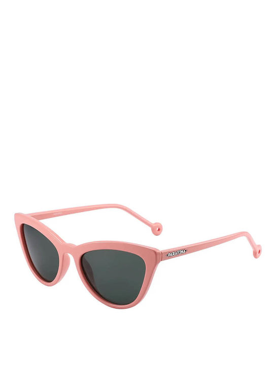 Parafina Colina Women's Sunglasses with Pink Plastic Frame and Pink Lens