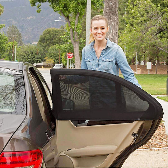 Feral Car Side Sunshades Sunshade Tinted Black 100x54cm 2pcs