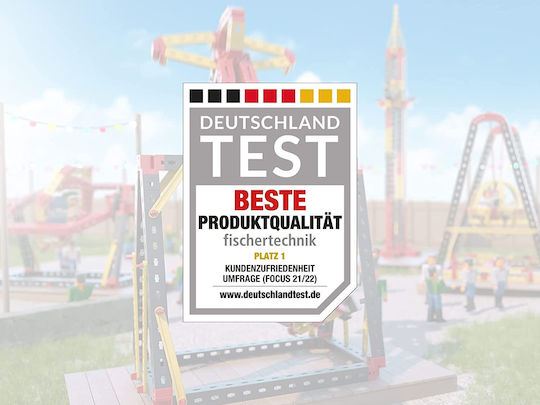 Fischer Technik Kunststoff-Bauspielzeug Crazy Rides für Kinder ab 8+ Jahre Jahren