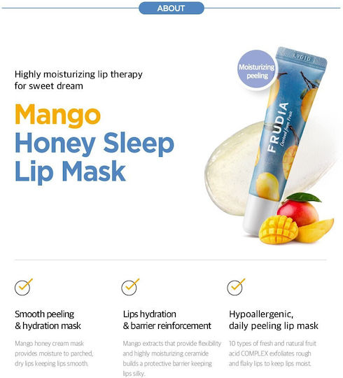Frudia Frudia Fruit Sleep Lip Maske Mango Mango Honey 10ml