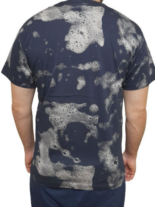 Bodymove Herren T-Shirt Kurzarm Foam Navy