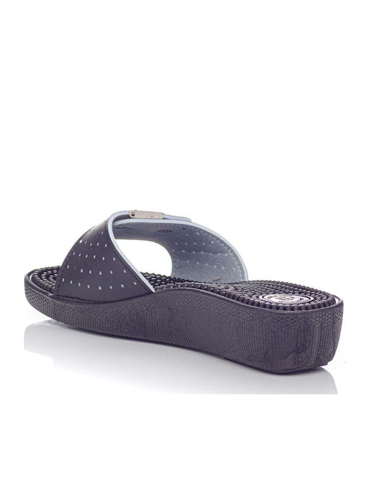 Anatomic Leather Women's Slippers Navy Blue