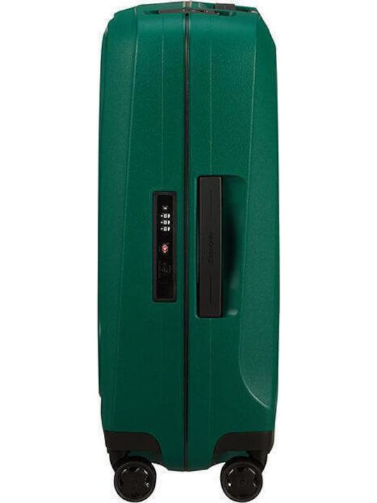Samsonite Essens Cabin Hard Green Suitcase With 4 Wheels Height 55cm