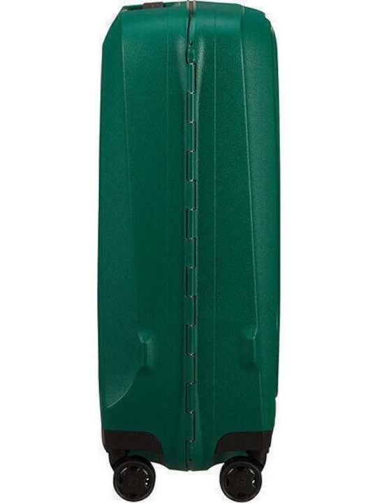 Samsonite Essens Cabin Hard Green Suitcase With 4 Wheels Height 55cm