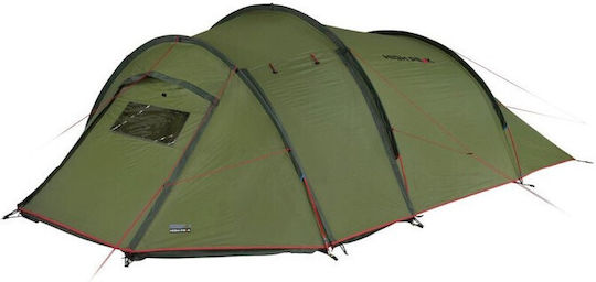 High Peak Falcon 4 Σκηνή Camping Τούνελ Ορειβασίας Πράσινη με Διπλό Πανί 4 Εποχών για 4 Άτομα Αδιάβροχη 3000mm 400x230x110εκ.