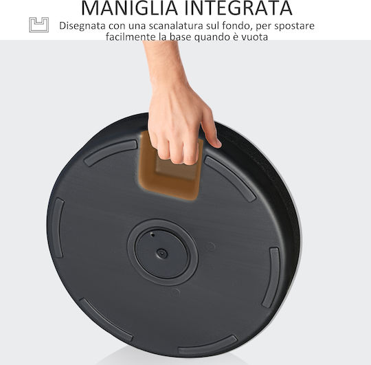 Outsunny Umbrella Stand made of Plastic in Black Color 51x51x28cm