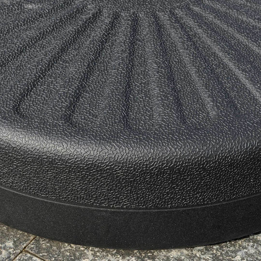 Outsunny Umbrella Stand made of Plastic in Black Color 51x51x28cm