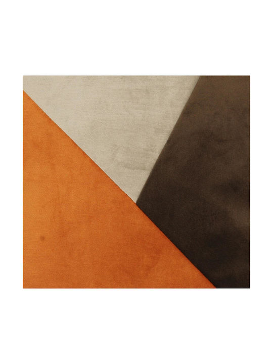 ArteLibre Perna De Canapea Din Catifea Multicolor 45x45cm