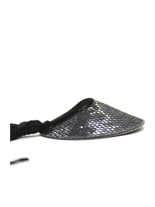 Naughty Toys Black Nipple Covers Sequin Nipple Covers with Tassels
