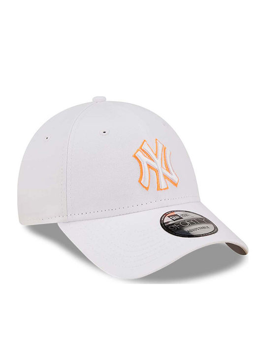 New Era New York Yankees 9forty Jockey Λευκό 60358125