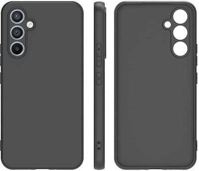 Liquid Silicone Back Cover Black (Galaxy A54)