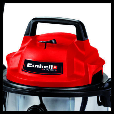 Einhell 1812 Staubsauger Flüssigkeiten / Feststoffe 1250W mit Kunststoff Behälter 12Es