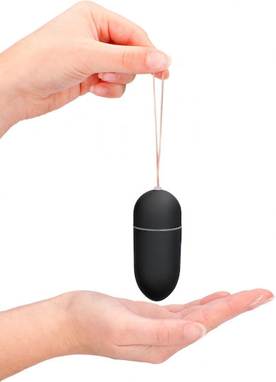 Shots 10 Speed Vibrating Egg Vibrator Egg cu Telecomandă 8cm Negru