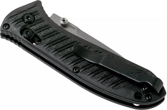 Benchmade Mini Presidio Ii Pocket Knife Black in Sheath