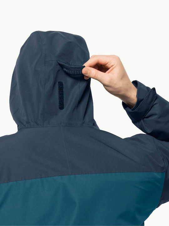 3 in 1 Winter Jacke Blau