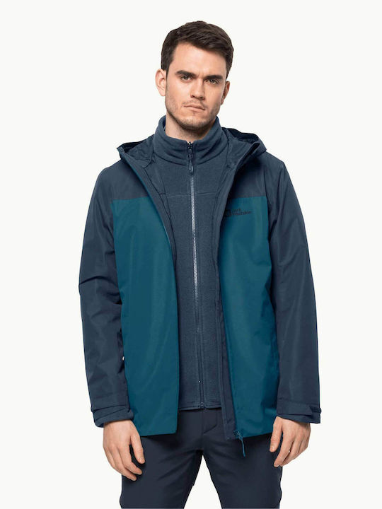 3 in 1 Winter Jacke Blau