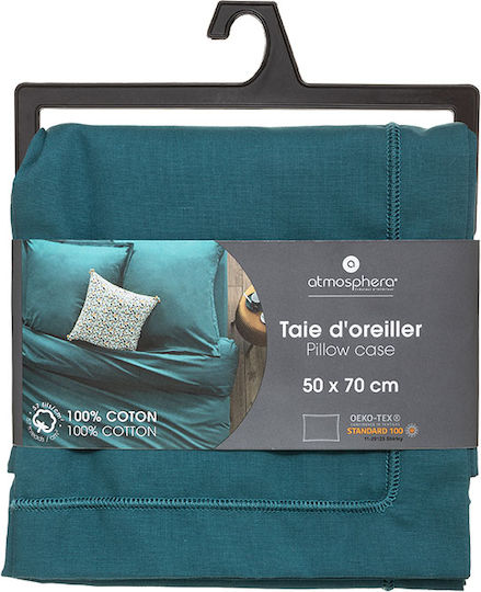 A-S D'Oreiller Pillowcase Oxford Peacock 50x70cm.