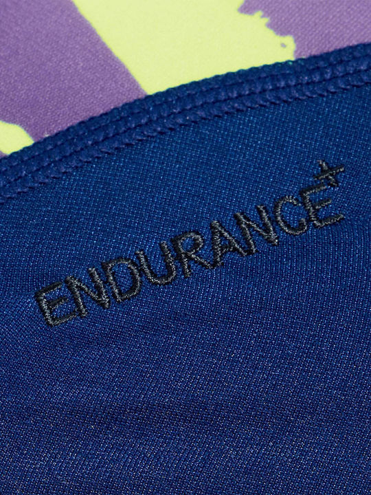 Athletic One-Piece Swimsuit Blue/Lilac
