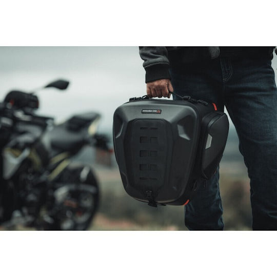SW-Motech Pro Tail Bag Σάκος Ουράς Μοτοσυκλέτας 22-34lt σε Μαύρο Χρώμα