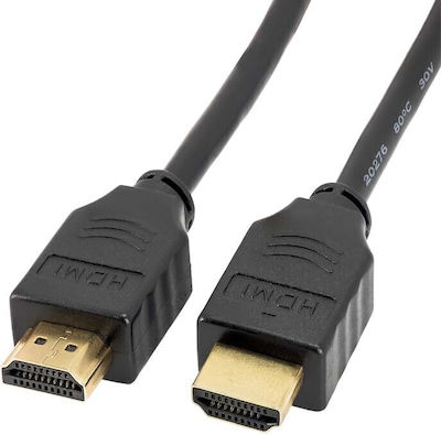 Akyga HDMI 1.4 Cablu HDMI de sex masculin - HDMI de sex masculin 0.5m Negru