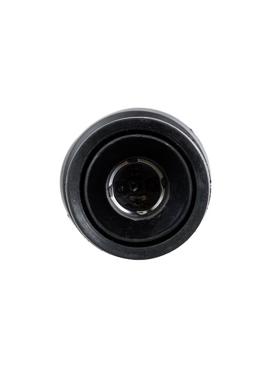 GloboStar Grasedo Waterproof Outdoor Ceiling Spot E27 in Black Color 61615