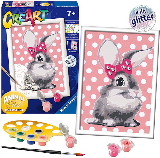 Ravensburger Ζωγραφική Creart Cuddly Bunny για Παιδιά 7+ Ετών