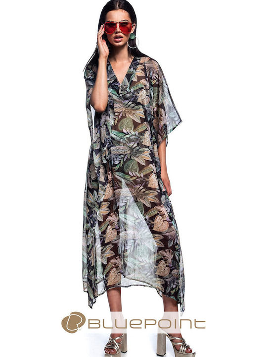 Bluepoint Feminin Lung Caftan de Plajă Verde