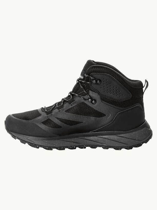 Jack Wolfskin Men's Black Hiking Shoes