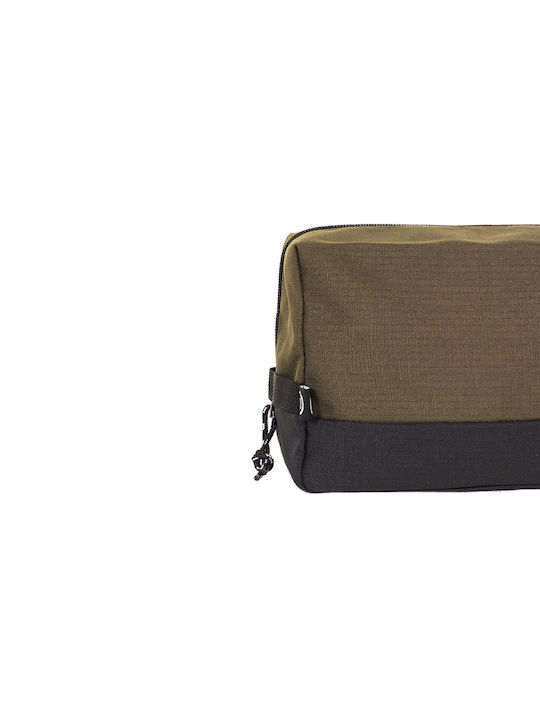 Toiletry Bag in Khaki color 21cm