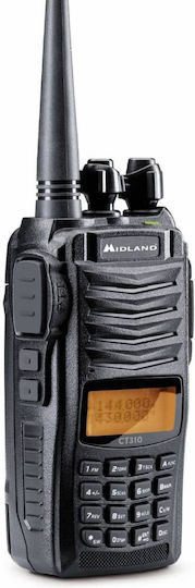 Midland CT310 Ασύρματος Πομποδέκτης UHF/VHF 5W με Μονόχρωμη Οθόνη