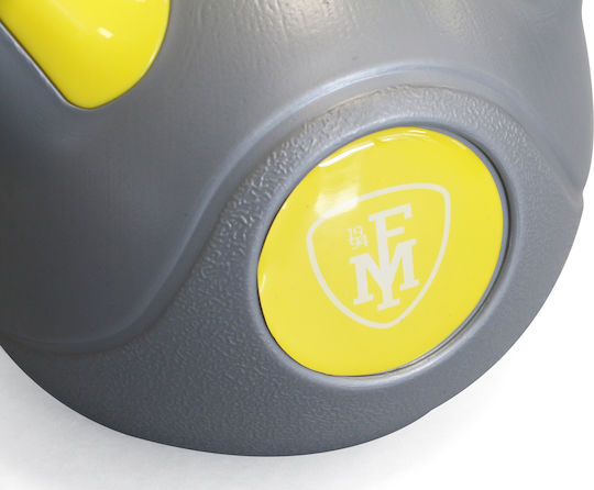 MegaFitness Kettlebell PVC 4kg Yellow