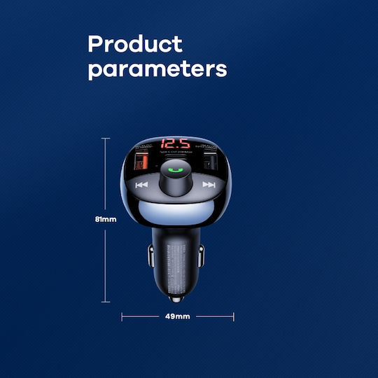 Remax FM Transmitter Αυτοκινήτου mit Typ-C,TC-TC / USB