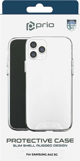 Prio Silicone Protective Cover Back Cover 1.3mm Transparent (Galaxy A42)
