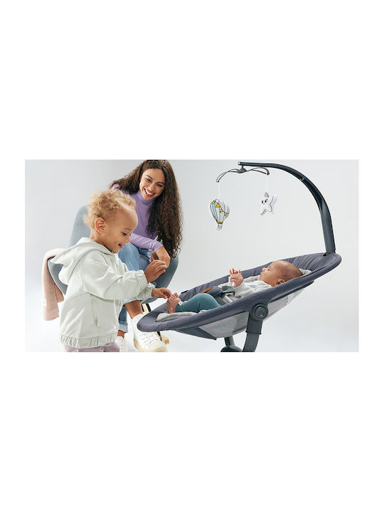 Lionelo Electric Baby Relax Rina with Music Gray for Child up to 9kg