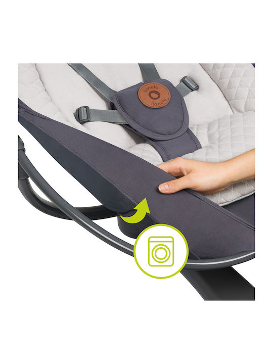 Lionelo Electric Baby Relax Rina with Music Gray for Child up to 9kg