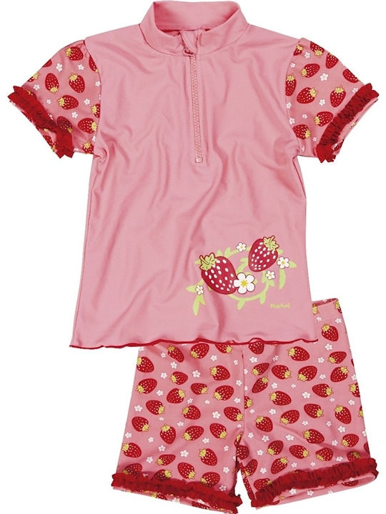 Sonnenschutz-Badeanzug mit UV-Schutz Set 2tlg. Erdbeeren 460292 von Playshoes