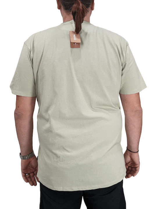 Double A Men's Short Sleeve Blouse Mint