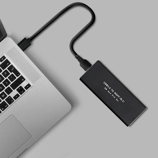 Qoltec Θήκη για Σκληρό Δίσκο M.2 SATA III με σύνδεση USB 3.0 / USB 3.1