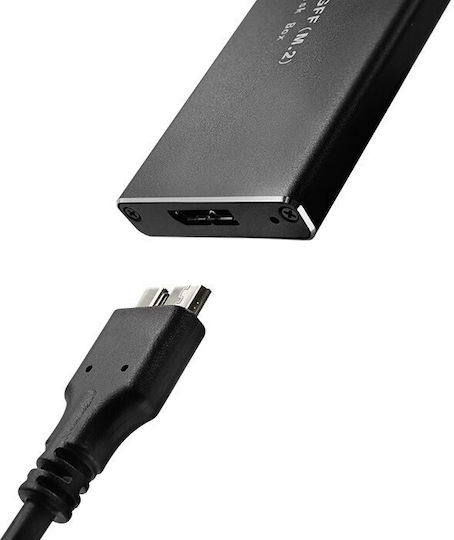 Qoltec Θήκη για Σκληρό Δίσκο M.2 SATA III με σύνδεση USB 3.0 / USB 3.1