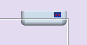 Yli Electronic Ηλεκτρικό Κυπρί Κλειδαριάς σε Ασημί Χρώμα