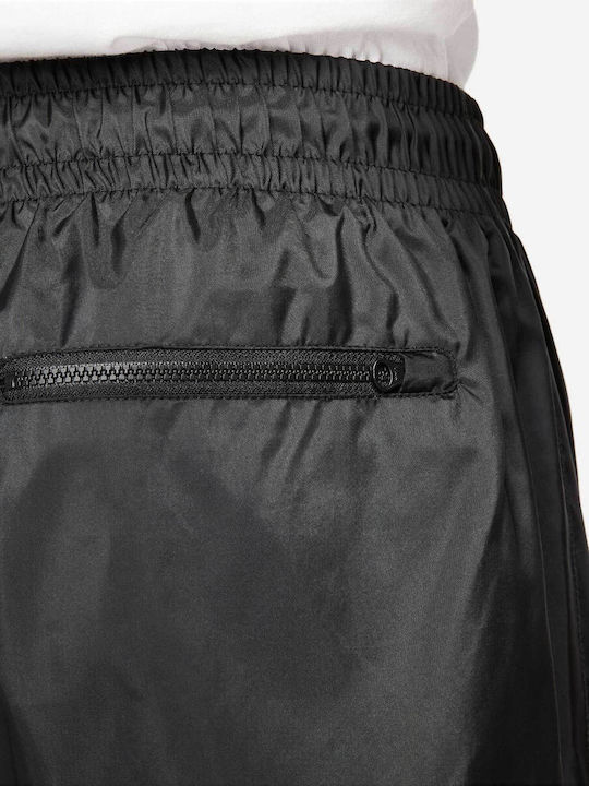 Windrunner Woven Lined Pants Jogginghose Glänzend mit Gummizug Schwarz