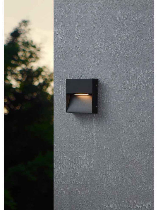 Eglo Стенен Външен Плафон LED IP65 с Топло бяло Светлина 15x15x15εκ.
