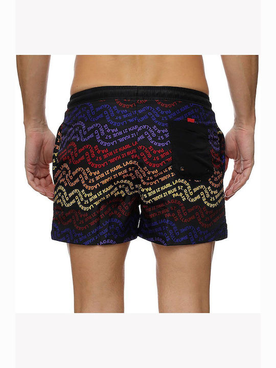 Karl Lagerfeld Men's Swimwear Shorts Multicolour with Patterns