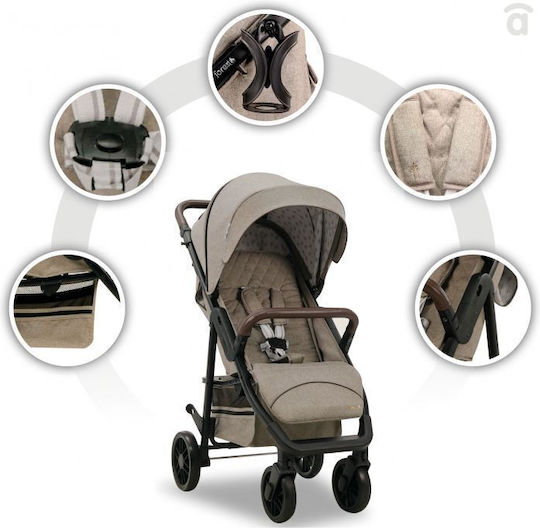 Asalvo Ness Reglabil Cărucior pentru Bebeluși Potrivit pentru Nou-născut Pădure 8.9kg