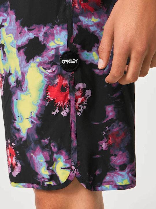 Floral Splash 19 Costum De Baie Bărbați Pantaloni Scurți Multicolori Cu Modele